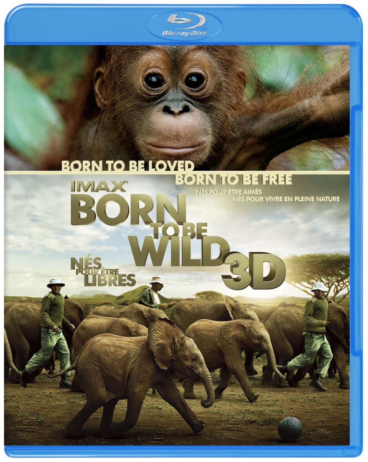 IMAX: Born To Be Wild 3D&2Dブルーレイ [Blu-ray]