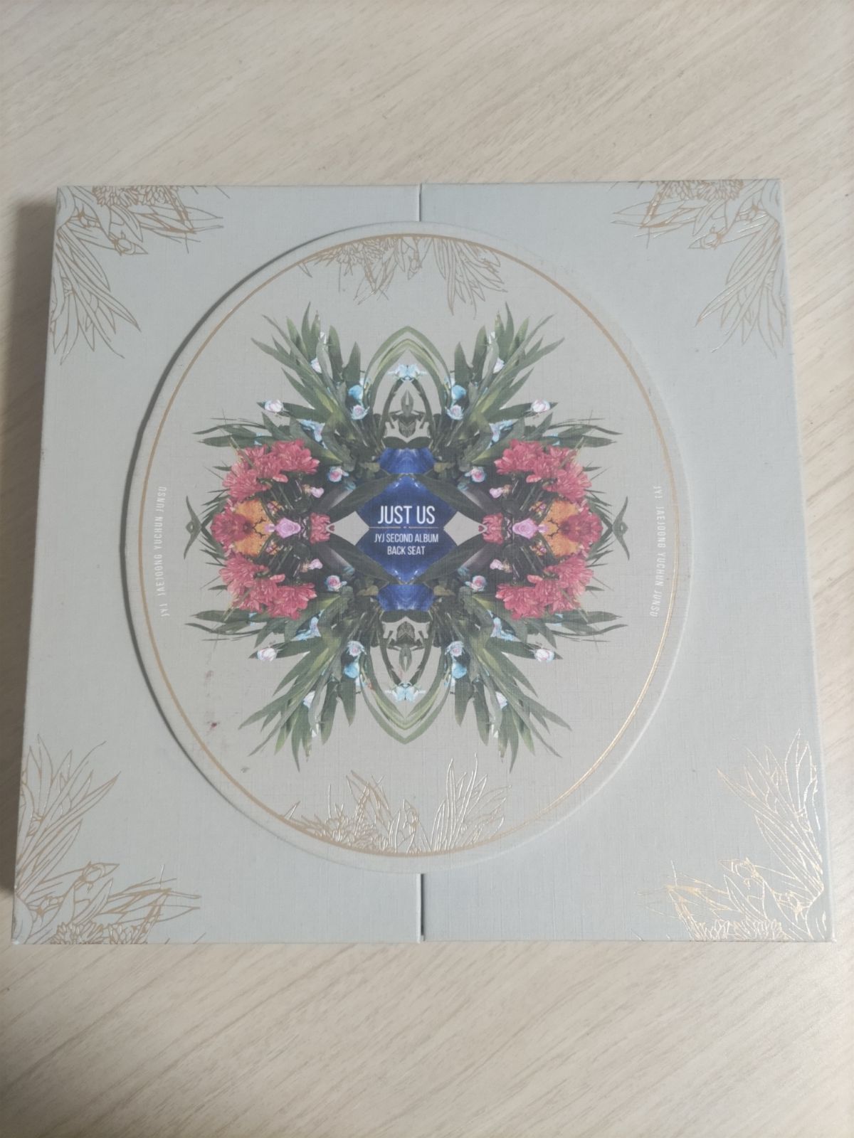 JYJ JUST US SECOND ALBUM BACK SEAT CD ジェジュン ジュンス ユチョン 