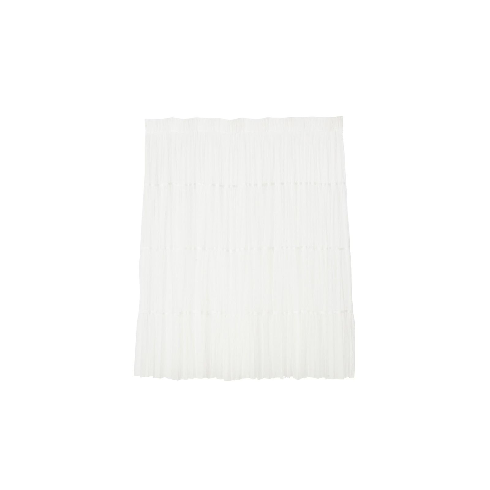 新品 Francfranc フランフラン チュールティアード レースカーテン 135×100cm