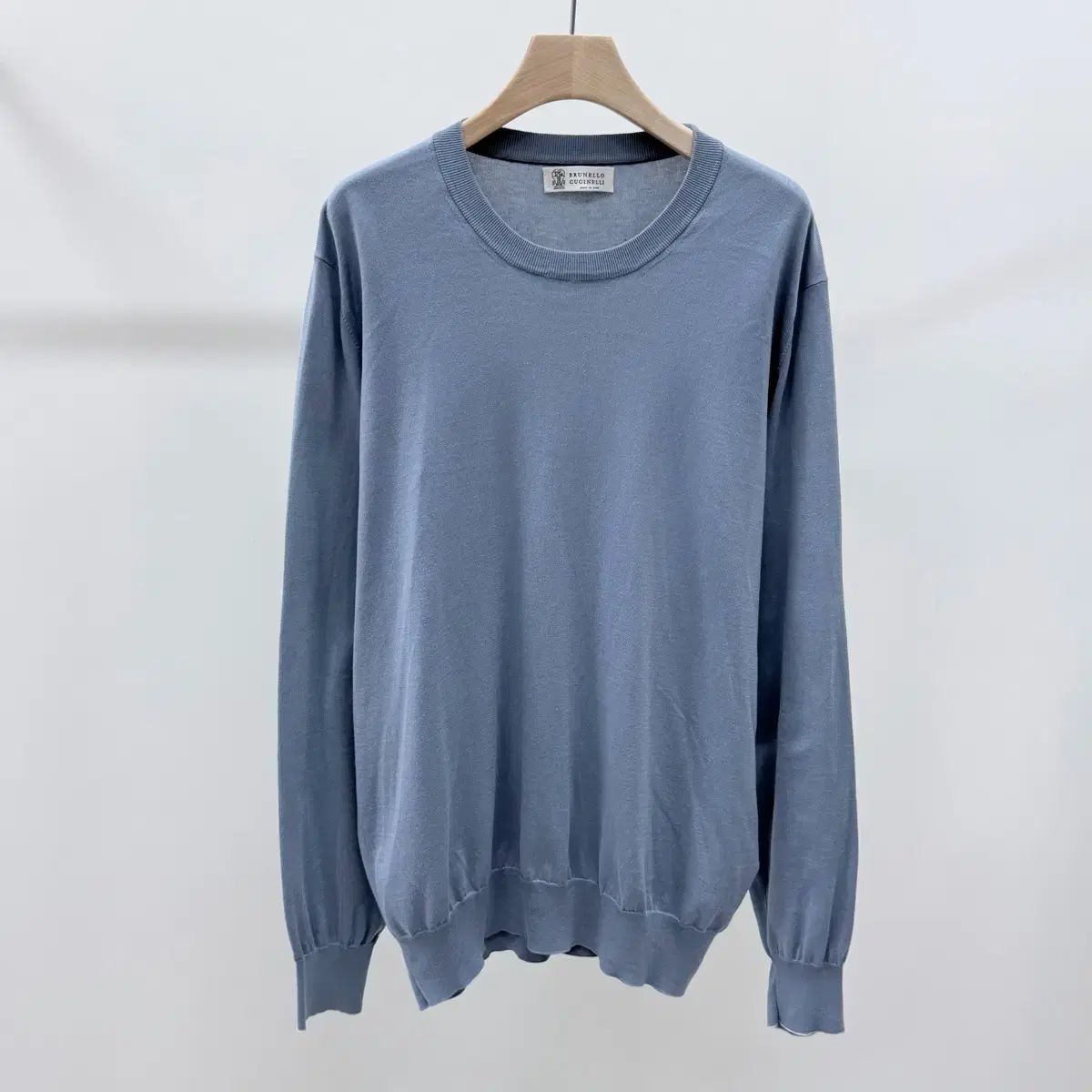 S+級/54 BRUNELLO CUCINELLI(ブルネロクチネリ) ニット ブルー