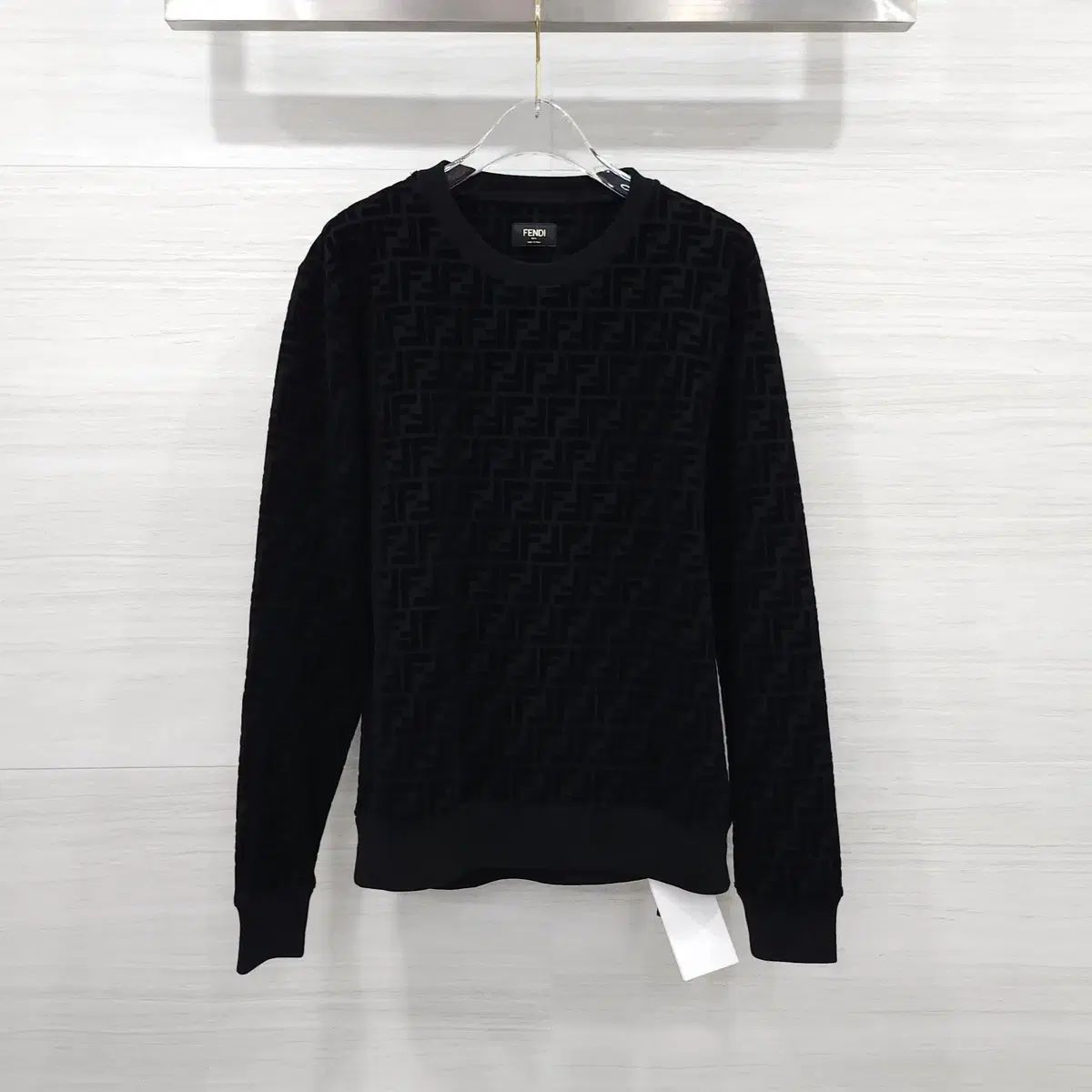 XS / FENDI フェンディ FF モノグラム ツアーベルベット スウェット FY1077