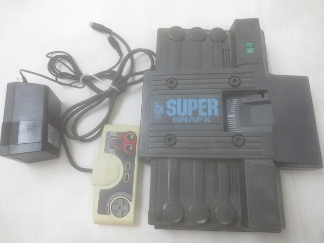 ゲーム NEC PCエンジン 本体 PI-TG4 スーパーグラフィックス コントローラー 周辺機器付き ジャンク品