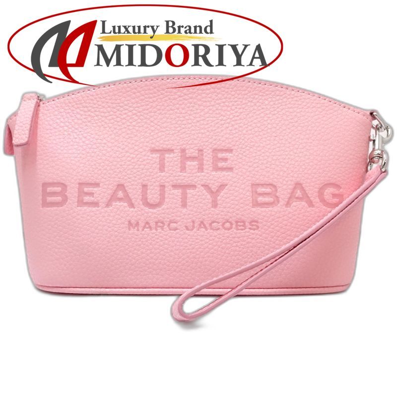 MARC BY MARC JACOBS マークバイマークジェイコブス ポーチ ザ ビューティ 2R4SCP003S02 レザー ピンク レディース/182032【中古】