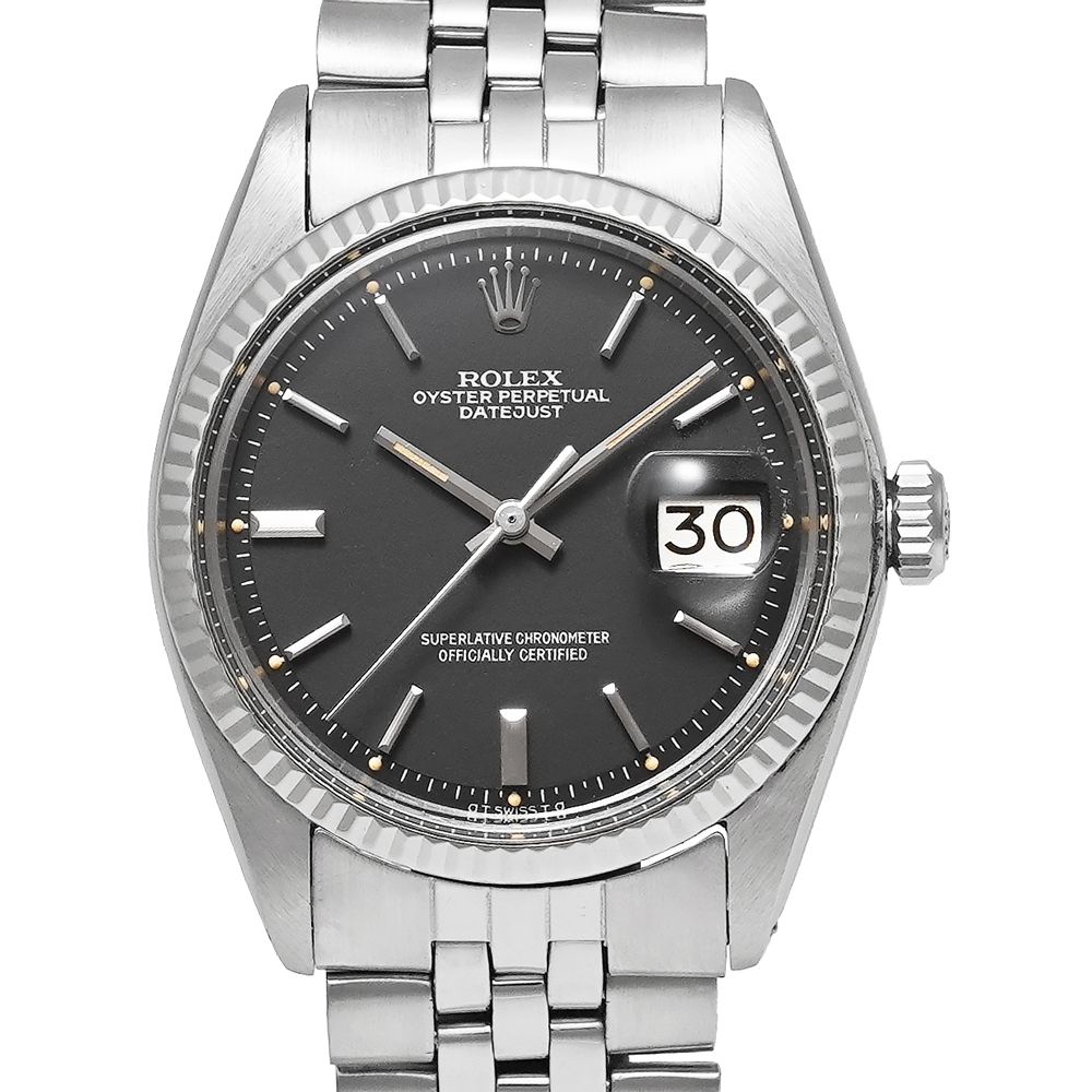 1973年前後 ROLEX デイトジャスト Ref.1601 ブラック アンティーク品 メンズ 腕時計