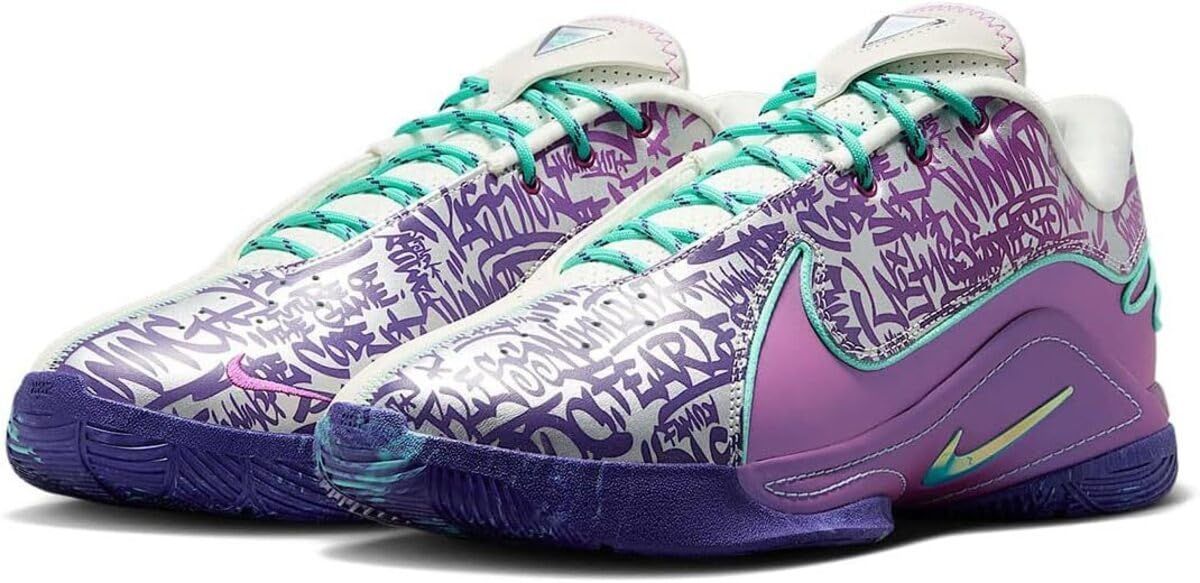 [ナイキ] レブロン 22 EP LEBRON 22 EP ソフトパール/ビビッドパープル/コートパープル/ハイパーターコイズ HV8453-001 25.5cm [25.5 cm]