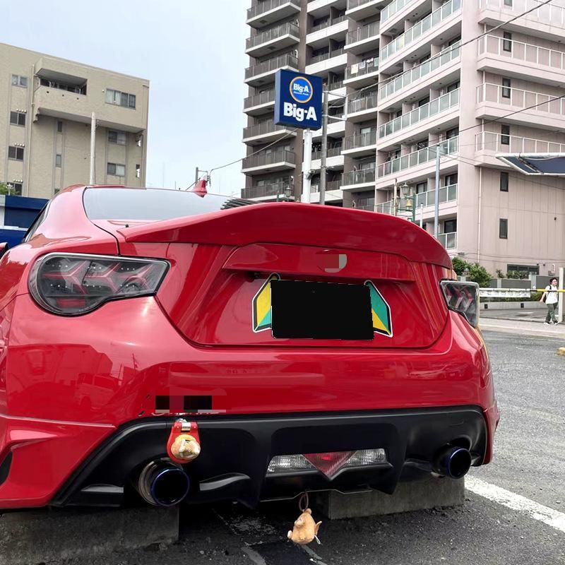 【送料無料】トヨタ GT86 スバル BRZ TOYOTA GT86 Subaru BRZ 専用 リアスポイラー トップウィング LEGスタイル MORTOR SPORT ブラック/ホワイト/シルバー/カーボン調 4色選択可 エアロ効果スポーティドレスアップ