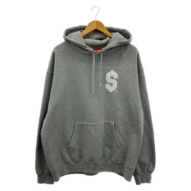 【中古】Supreme 24SS ＄Logo Hooded Sweatshirt XL グレー シュプリーム[92]