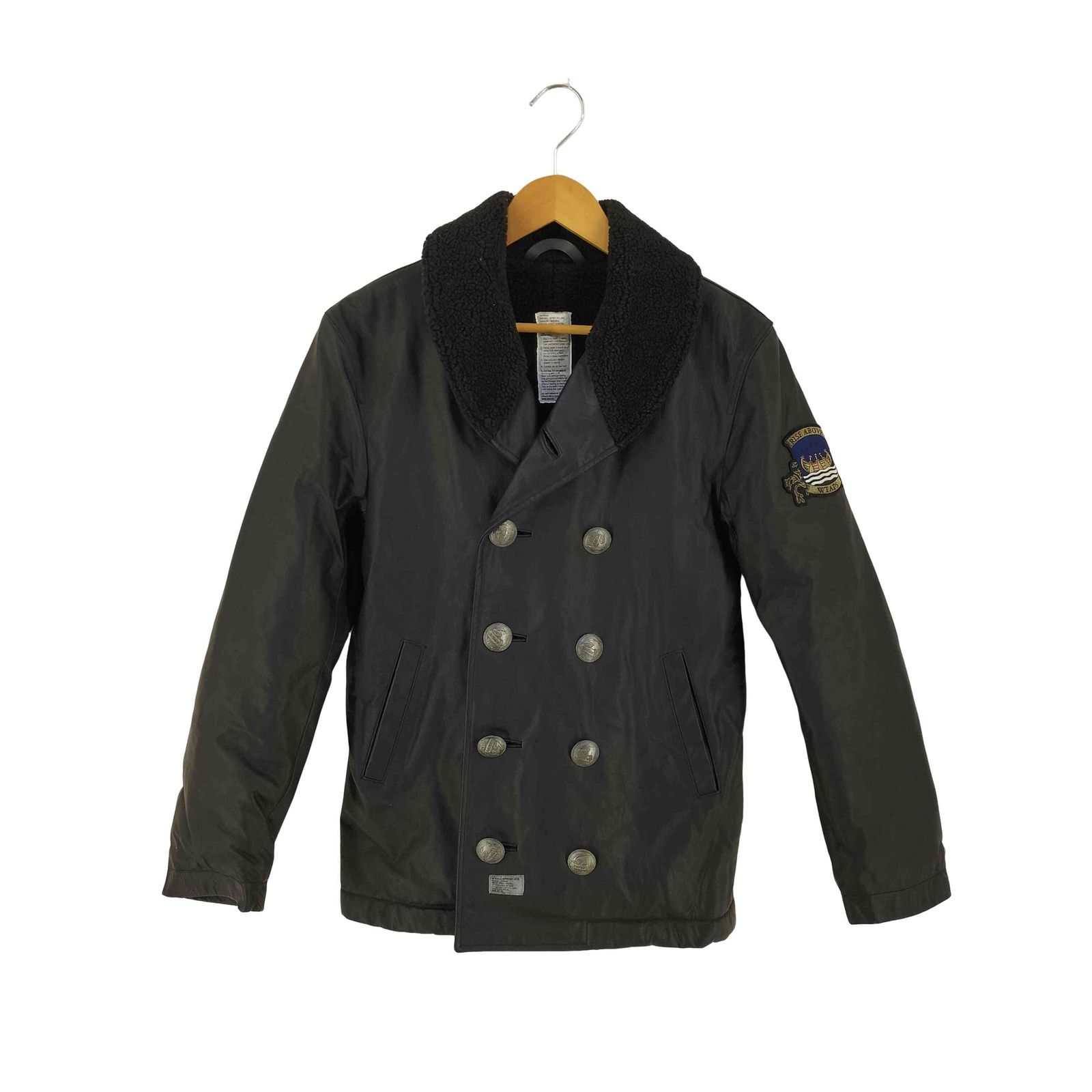 ダブルタップス WTAPS TWO TONE 裏ボア水牛レザージャケット メンズ FREE
