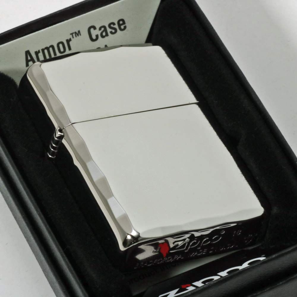 ZIPPO ジッポーライター オイル ライター アーマー シャインレイカット プラチナ PT送料無料 b864c616