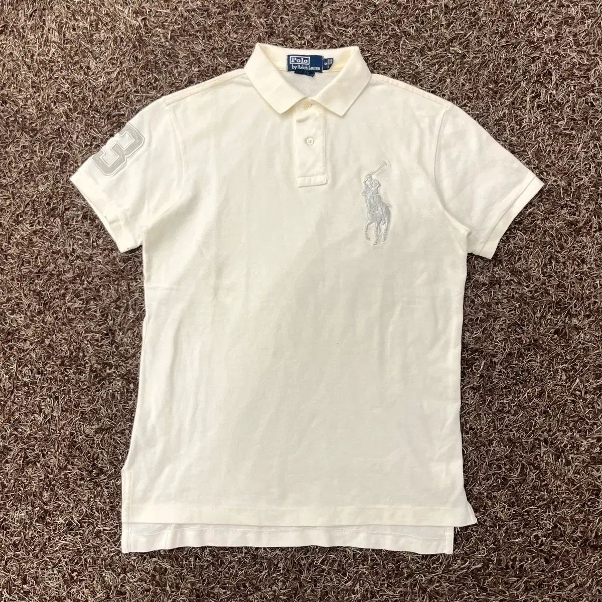 S ポロ ラルフローレン ビックポニー チーフキーパー 白 KARA 半袖 Tシャツ