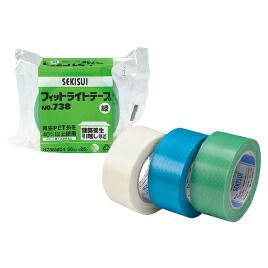 フィットライトテープ２５ｍ（３０巻入）青 N738A04【セキスイ】