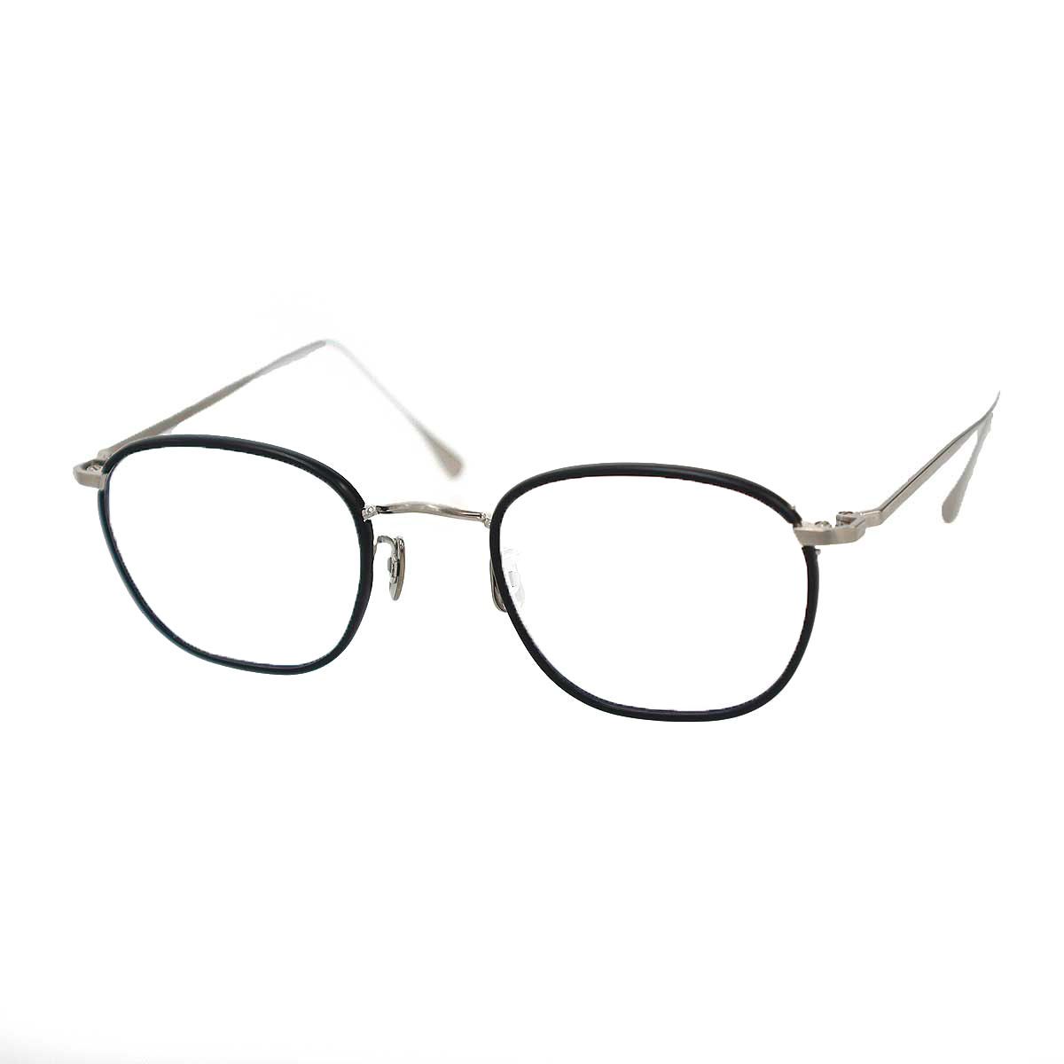 EYEVAN 7285 アイヴァン7285 アイウェア メガネ 1008 シルバー×ブラック 48□22 144