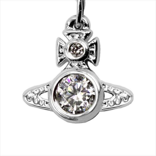 Vivienne Westwood ネックレス LONDON ORB ロンドンオーヴ クリスタル シルバー 63020278/02P102 ギフト