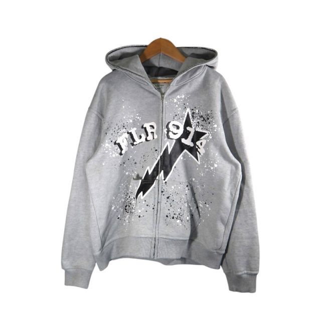 FLR914 FULL ZIP HOODIE GRAY サイズXL フロアナインワンフォー フル