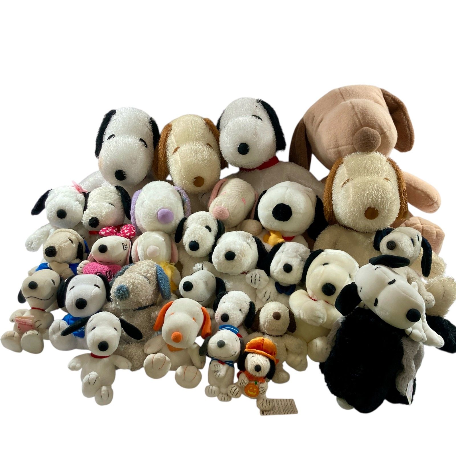★ SNOOPY スヌーピー ぬいぐるみ マスコット 大量 まとめ商品 BIGサイズ リボン ハロウィン など PERNUTS 現状品 5kg