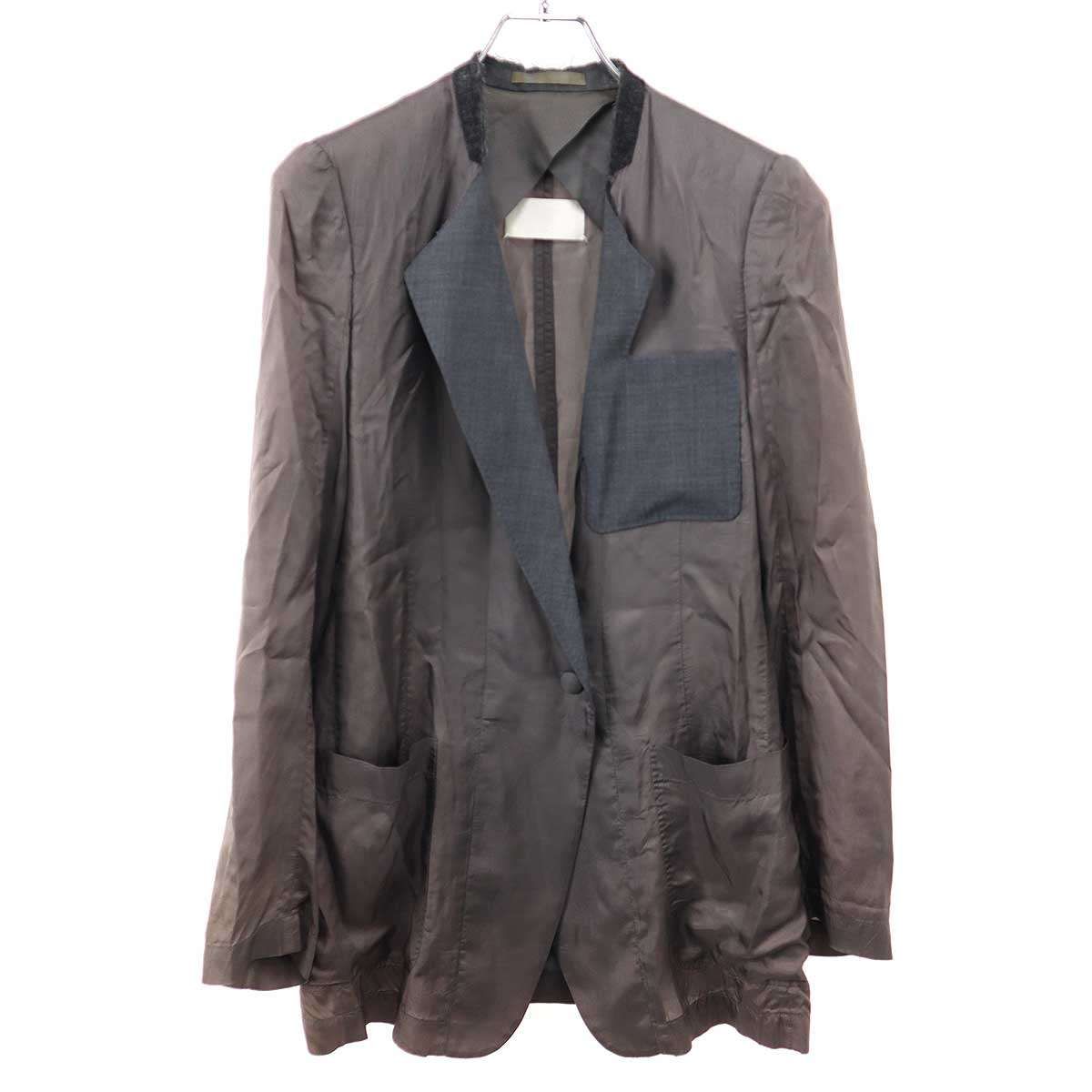 Maison Martin Margiela メゾン マルタン マルジェラ 2003SS インサイドアウトテーラードジャケット グレー 38