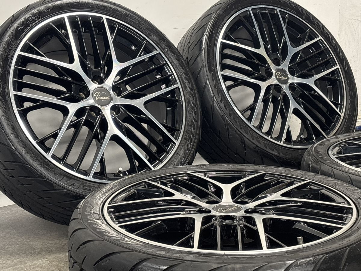 【交換用に】ヴェルザンディ 18in 7.5J +48 PCD100 ファイナリスト 595EVO 225/40R18 プリウス カローラツーリング/スポーツ インプレッサ 【交換用に】ヴェルザンディ 18in 7.5J +48 PCD100 ファイナリスト 595EVO 225/40R18 プリウス カローラツーリング/スポーツ インプレッサ