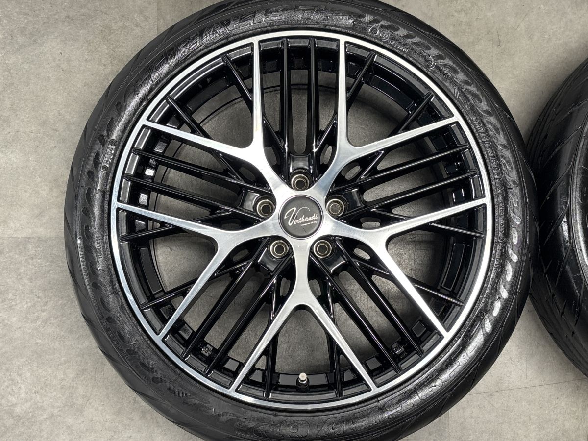 【交換用に】ヴェルザンディ 18in 7.5J +48 PCD100 ファイナリスト 595EVO 225/40R18 プリウス カローラツーリング/スポーツ インプレッサ 【交換用に】ヴェルザンディ 18in 7.5J +48 PCD100 ファイナリスト 595EVO 225/40R18 プリウス カローラツーリング/スポーツ インプレッサ