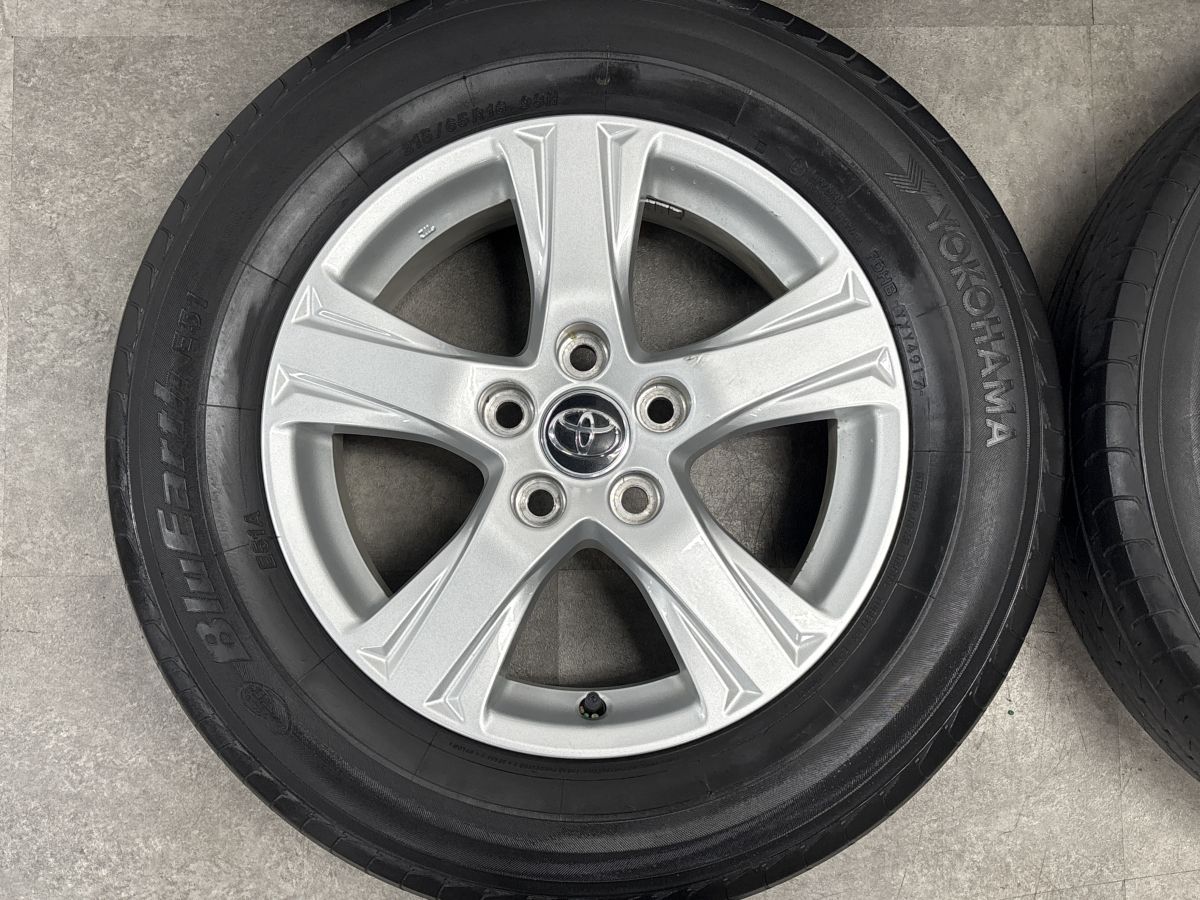【美品】トヨタ 30 アルファード ヴェルファイア 純正 16in 6.5J +33 PCD114.3 ヨコハマ ブルーアース E51 215/65R16 ノーマル戻し 即納可