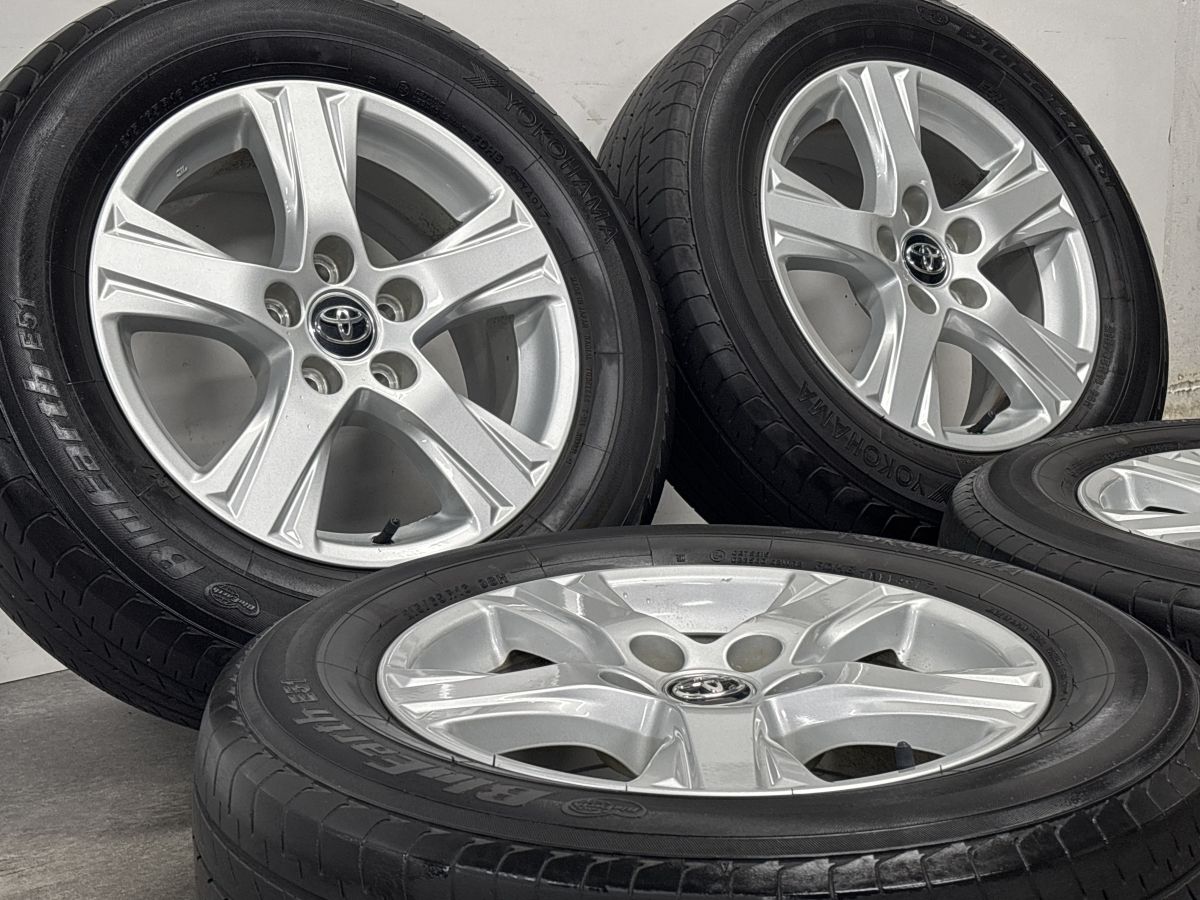 【美品】トヨタ 30 アルファード ヴェルファイア 純正 16in 6.5J +33 PCD114.3 ヨコハマ ブルーアース E51 215/65R16 ノーマル戻し 即納可