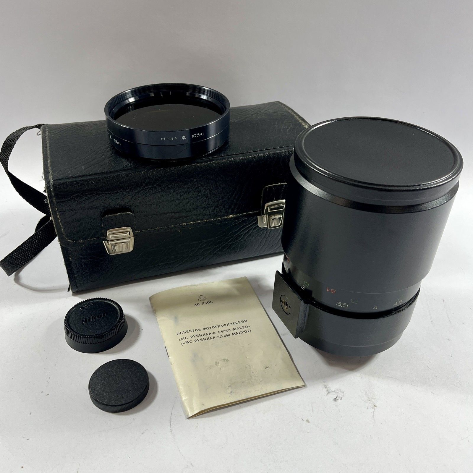 ★ 希少 レア ロシア製 ミラーレンズ MC RUBINAR 500mm F5.6 ハードケース付属 ジャンク品