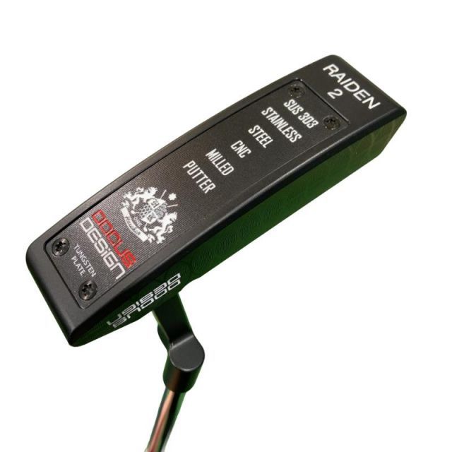 【中古】 DOCUS DOCUS DESIGN JET B RAIDEN2 33インチ(タングステンプレート) パター PT スチール (フレックスその他) メンズ 男性用 右利き 右用 Bランク ゴルフクラブ