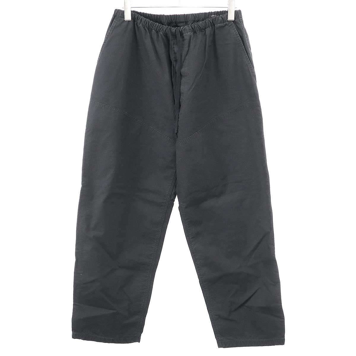 COMOLI コモリ 26SS コットンリップ ハンティングパンツ D01-03020 ブラック 3