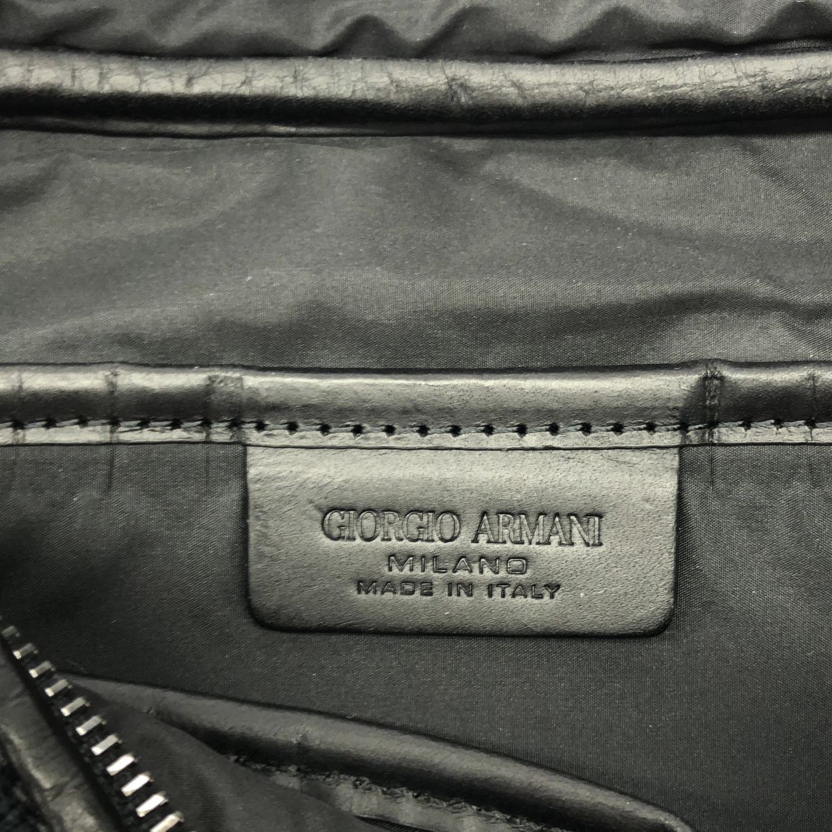 GIORGIO ARMANI ジョルジオアルマーニ ショルダーバッグ ブラック