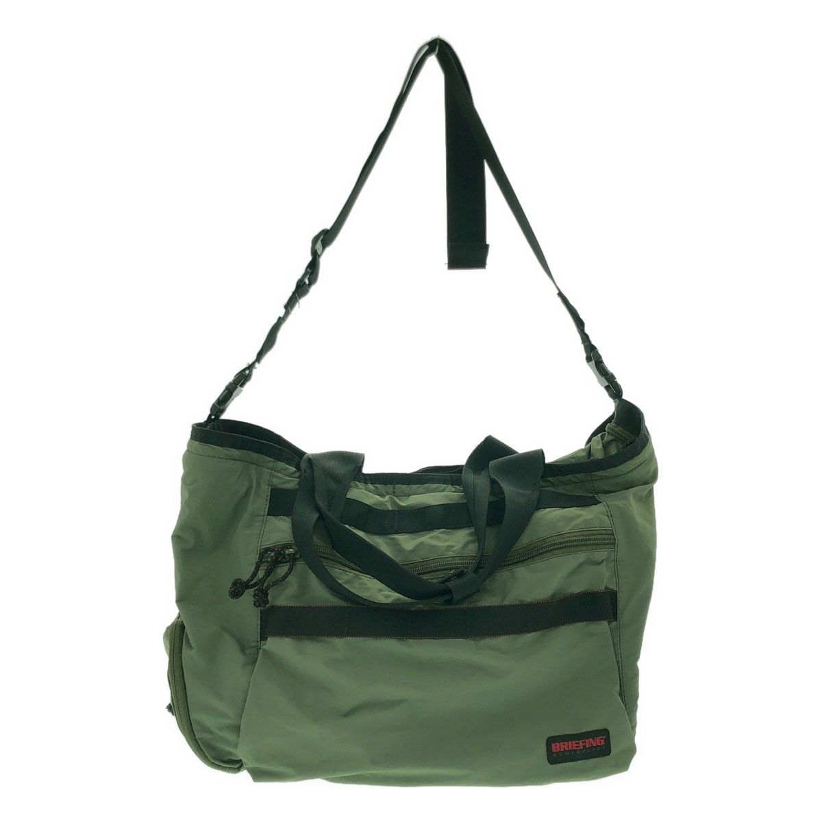 BRIEFING×REMI RELIEF ブリーフィング×レミレリーフ イージーワイヤーSL パッカブルバッグ オリーブ