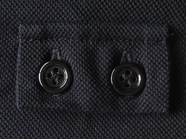 美品 エディ期 コレクション使用 Dior homme ディオールオム 2006SS ラインリブ 鹿の子 ポロシャツ XXS 黒 イタリア製 エディ・スリマン 美品 エディ期 コレクション使用 Dior homme ディオールオム 2006SS ラインリブ 鹿の子 ポロシャツ XXS 黒 イタリア製 エディ・スリマン