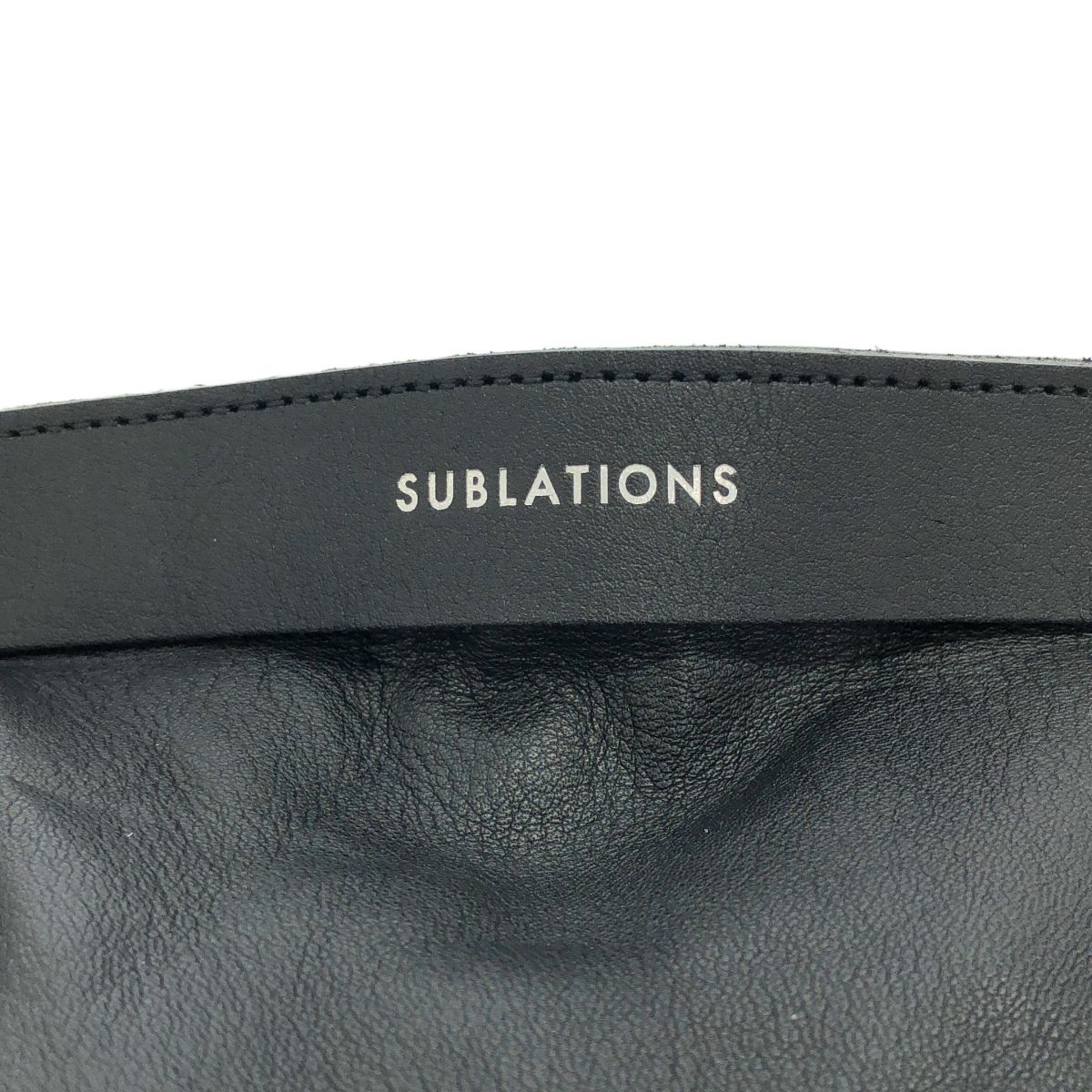 SUBLATIONS サブレーションズ ROLLTOP BAG S .09 ロールトップバッグ ブラック