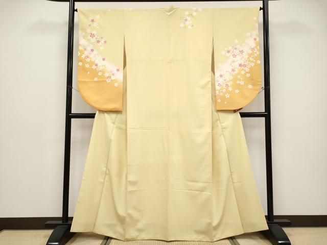 平和屋着物●ファッションブランド　hiromichi nakano　ヒロミチナカノ　小振袖　二尺袖　舞桜文　暈し染め　洗える着物　CABG3400tx