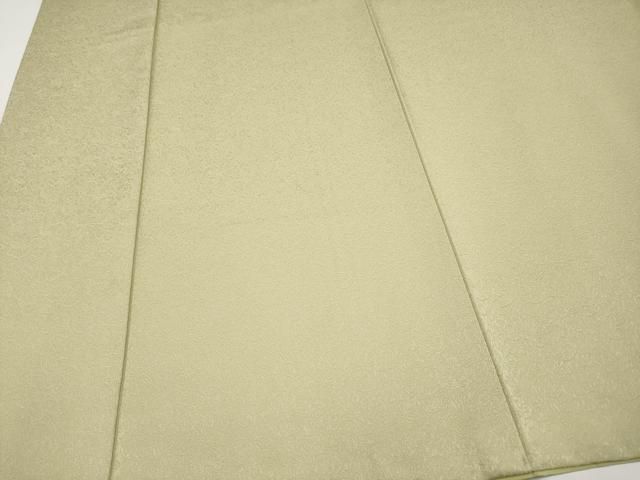 平和屋着物●色無地　唐草地紋　利休茶色　洗える着物　CABG3402tx