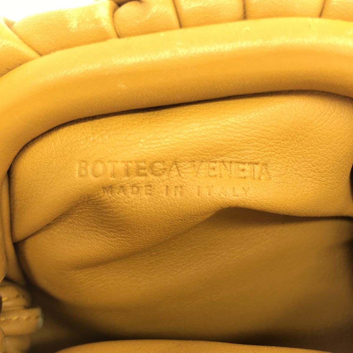 BOTTEGA VENETA ボッテガヴェネタ The Pouch Coin Purse ザポーチコインケース イエロー