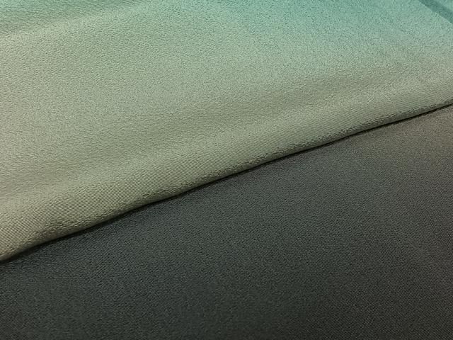 平和屋着物▽訪問着　単衣　霞文　暈し染め　正絹　逸品　AABI9533jh