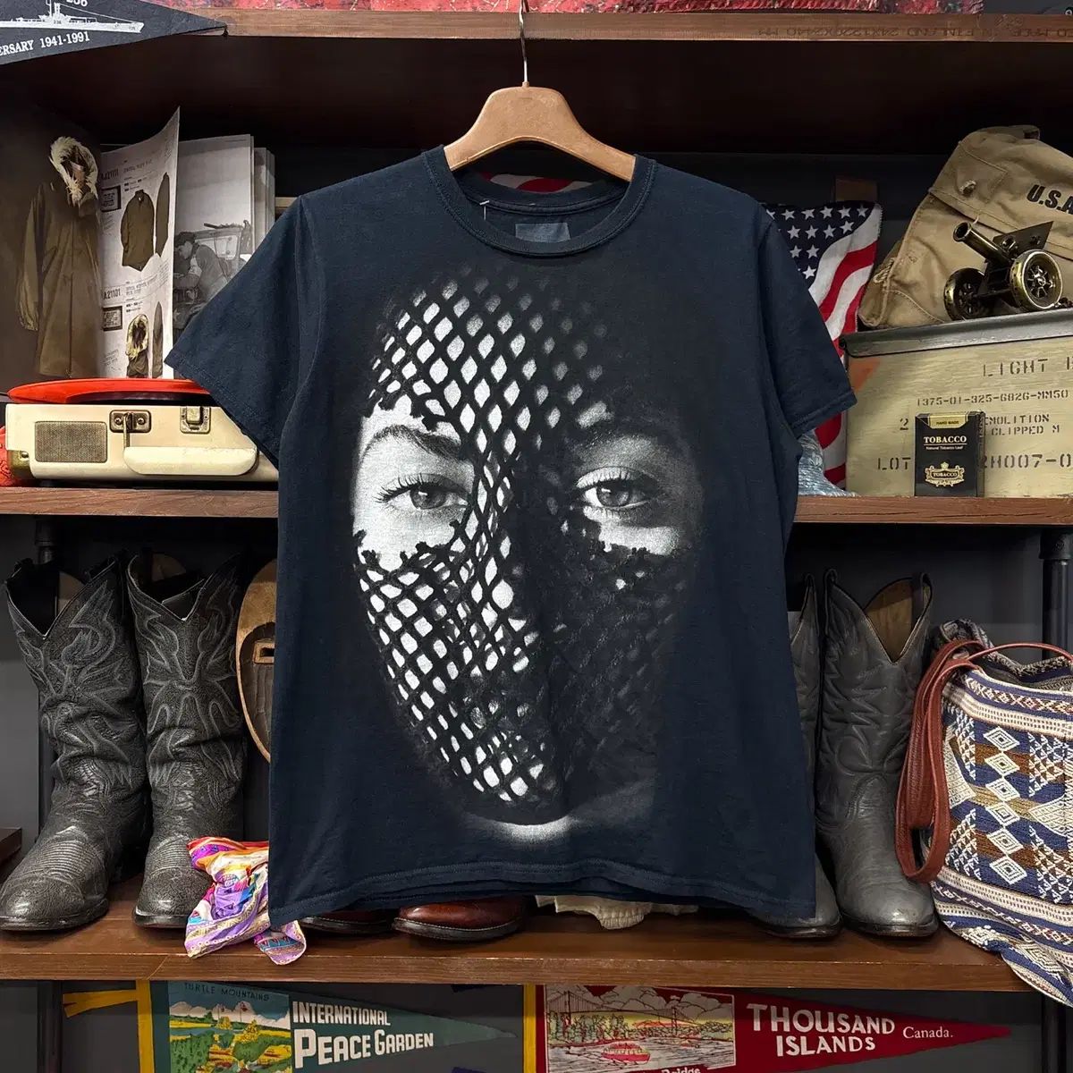 ビヨンセ オフィシャルマーチャン On the Run ツアー プリンティング Tシャツ N1547