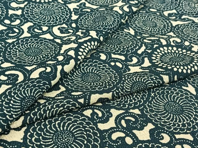 平和屋着物▽上質な小紋　単衣　型染め　花唐草文　高島屋扱い　正絹　逸品　AABI9550jh 20,878円