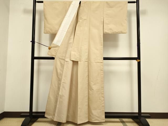 平和屋着物▽上質な紬 単衣 霞文 正絹 逸品 DABF5707du 平和屋着物▽上質な紬 単衣 霞文 正絹 逸品 DABF5707du
