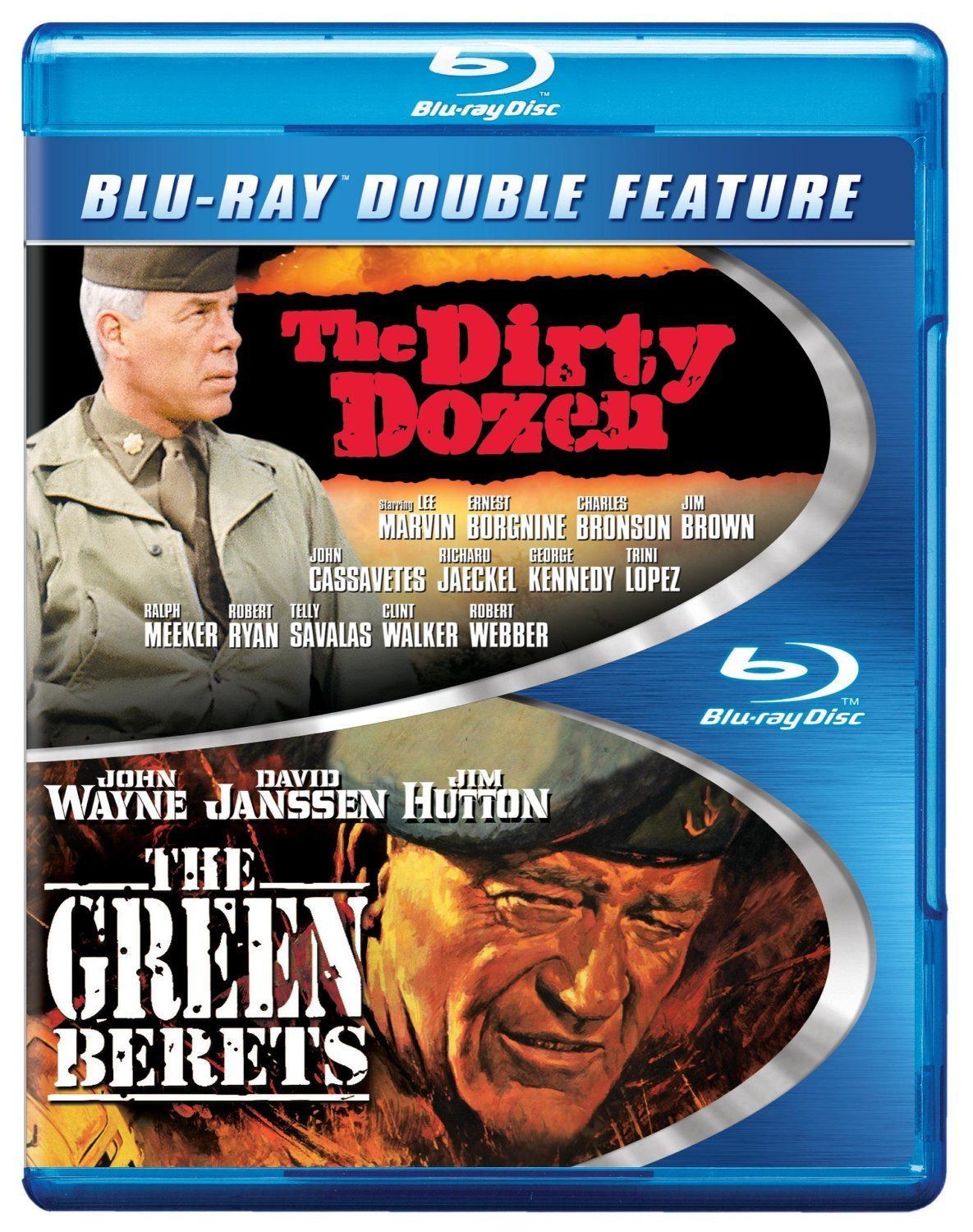 The Dirty Dozen / The Green Berets [Blu-ray] [Import]