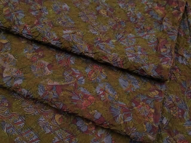 平和屋着物●上質な小紋　胴抜き仕立て　鳥羽山弘作　絞り　古代更紗　正絹　逸品　CABG3415tx