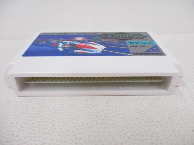美品 ゲーム ファミコン ソフト セクロス SECCROSS 箱・取説・ハガキ・ステッカー付き