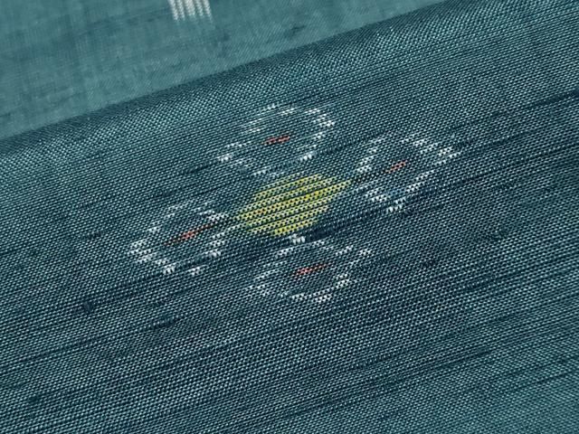 平和屋着物●本場琉球絣 手おり 大城永光作 証紙付き 正絹 逸品 CABG3417tx 平和屋着物●本場琉球絣 手おり 大城永光作 証紙付き 正絹 逸品 CABG3417tx