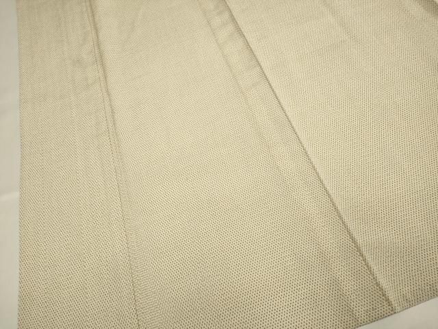 平和屋着物▽本塩沢　単衣　蚊絣　正絹　逸品　DABF5725du