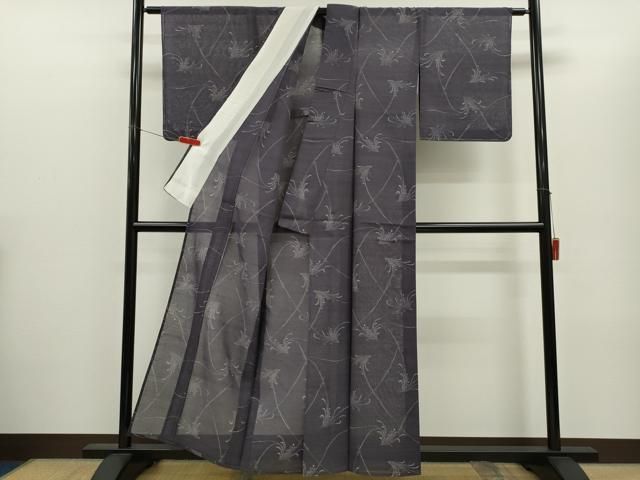 平和屋着物*夏物 紗紬 草木文 正絹 逸品 未使用 CABG2391ze 平和屋着物*夏物 紗紬 草木文 正絹 逸品 未使用 CABG2391ze