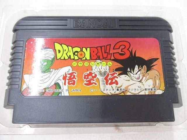 美品 ゲーム ファミコン ソフト ドラゴンボール3 悟空伝 箱・取説付き 美品 ゲーム ファミコン ソフト ドラゴンボール3 悟空伝 箱・取説付き