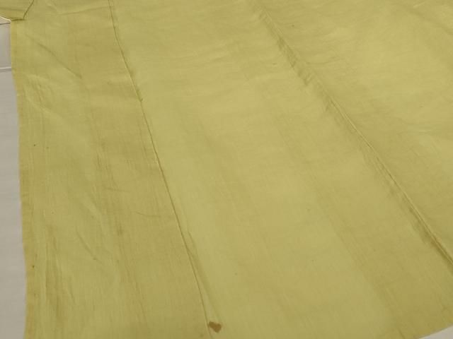 平和屋着物*夏物 小千谷ちぢみ 枯草色 麻 逸品 AABJ2429jd 平和屋着物*夏物 小千谷ちぢみ 枯草色 麻 逸品 AABJ2429jd