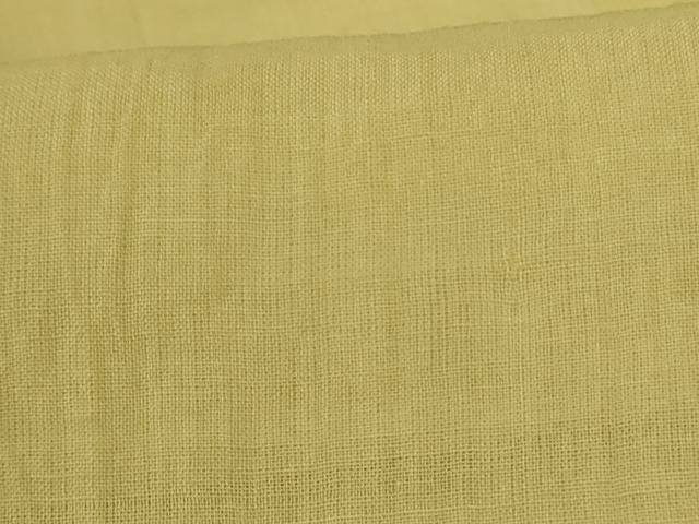 平和屋着物*夏物 小千谷ちぢみ 枯草色 麻 逸品 AABJ2429jd 平和屋着物*夏物 小千谷ちぢみ 枯草色 麻 逸品 AABJ2429jd