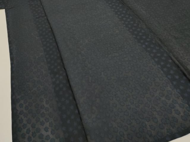 平和屋着物*夏物 お召 風通紗 舞葉文 正絹 逸品 AABJ2437jd 平和屋着物*夏物 お召 風通紗 舞葉文 正絹 逸品 AABJ2437jd