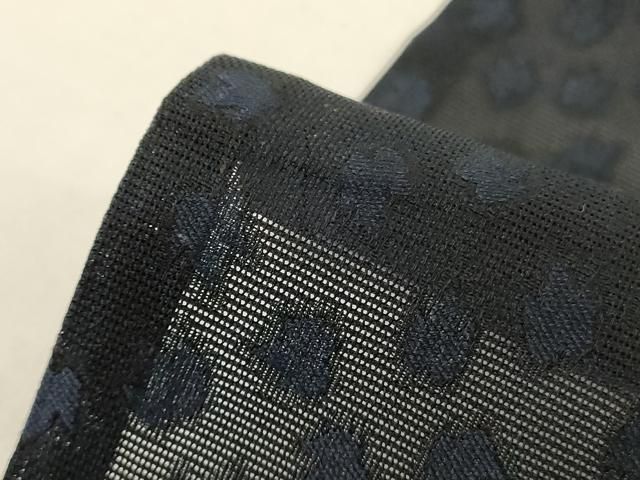 平和屋着物*夏物 お召 風通紗 舞葉文 正絹 逸品 AABJ2437jd 平和屋着物*夏物 お召 風通紗 舞葉文 正絹 逸品 AABJ2437jd