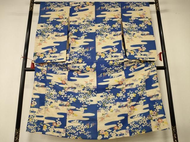 平和屋着物*夏物 アンティーク 大正ロマン 小振袖 二尺袖 絽 草花文 正絹 逸品 AABJ2440jd 平和屋着物*夏物 アンティーク 大正ロマン 小振袖 二尺袖 絽 草花文 正絹 逸品 AABJ2440jd